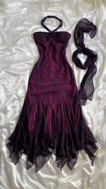 Exquisite Purple Beaded Long Prom Dress Luxury Evening Gown
