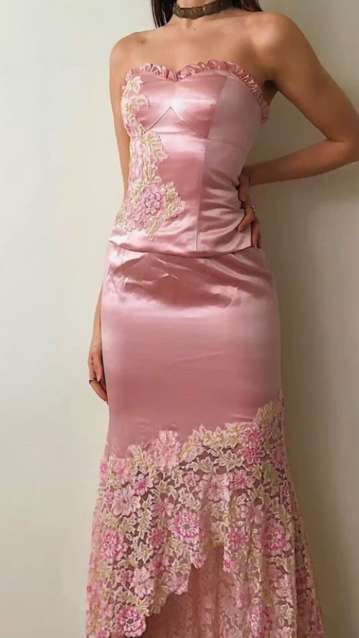 Pink Applique Prom Dress Lace Evening Dress,Party Dress fg8203