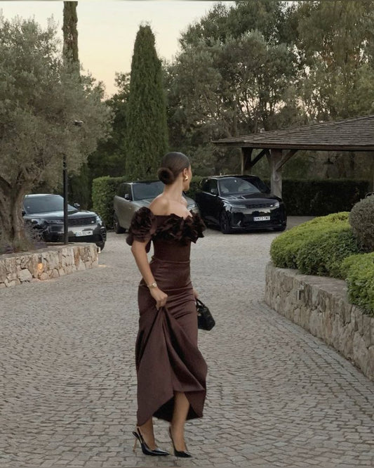 Unique Off The Shoulder Long Prom Dresses Elegant Dress for Woman