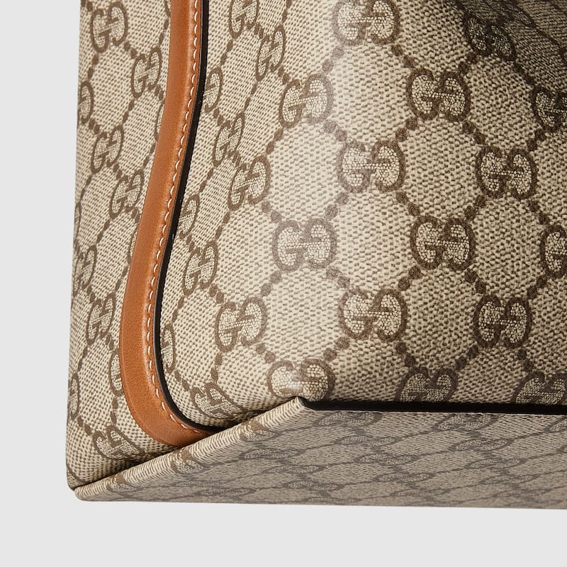 GUCCI GG Emblem mini bucket bag