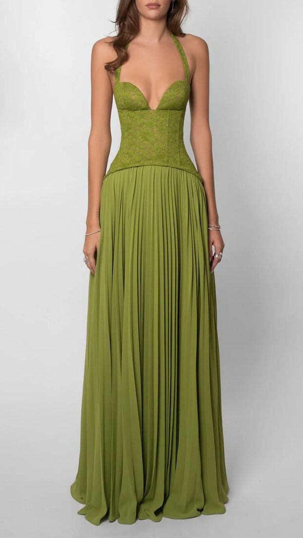 Green Sheath Rutched Long Prom Dresses Sexy Evening Formal Dress,LTP4321