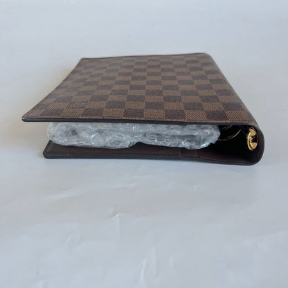Louis Vuitton Damier Brown Large Ring Agenda Cover