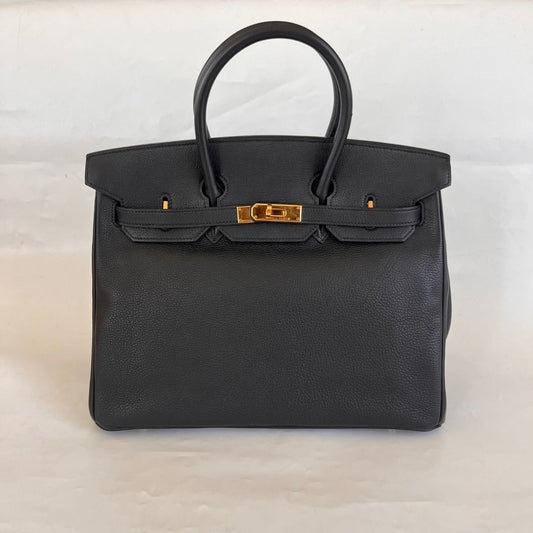 Hermès Togo Leather Black Birkin 35