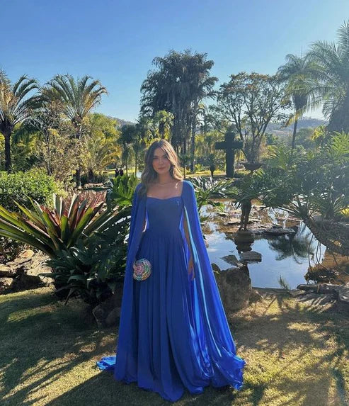 Liymcdress Dress Wholesale Stunning Royal Blue A-line Prom Dress Princess Dress Elegant Evening Party Dress