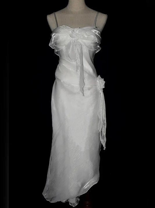 Liymcdress Straps Vintage Bowknot Lovely Birthday Dress Long Prom Dress Party Dress Wholesale