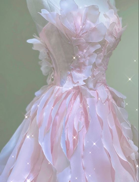 Princess Ball Gown Strapless Long Pink Prom Dress P1420