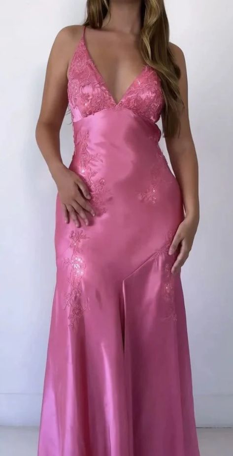 Pink Sheath Prom Dresses V-Neck Appliques Evening Formal Dress School Event Dress,LTP4279