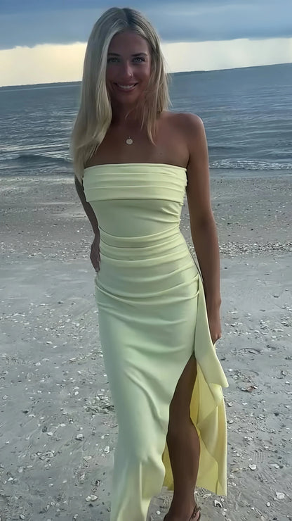 Simple Prom Dresses, Strapless Bodycon Party Dress,LTP4302