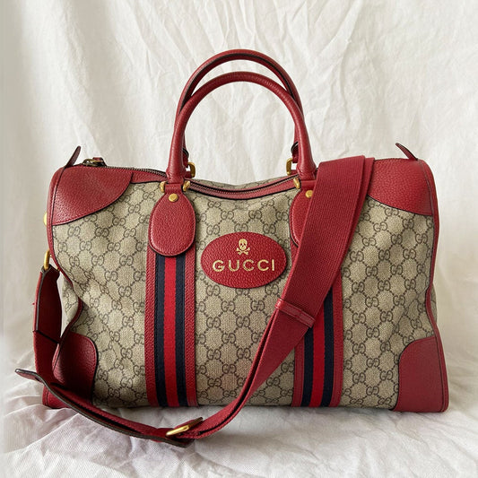 Gucci Neo Vintage Web Duffle Medium Bag