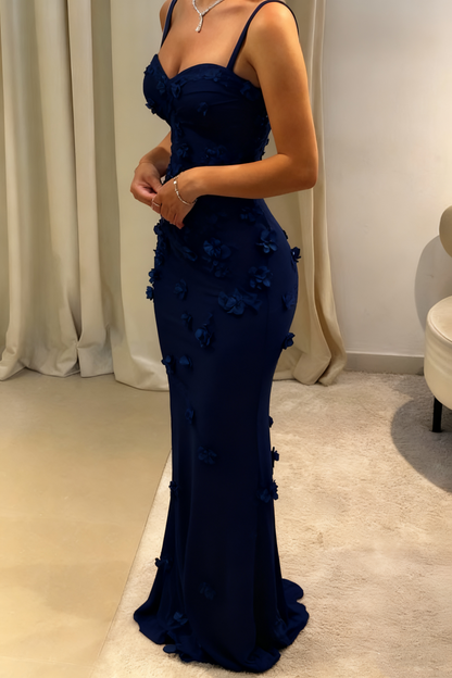 Modest Mermaid Spaghetti Straps Light Sky Blue Long Prom Dresses Party Dress 21St Birthday Outfits Graduation Dress